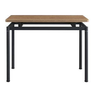 Grupo de comedor Hemnes de 5 piezas en aspecto roble/marrón claro [en.casa]