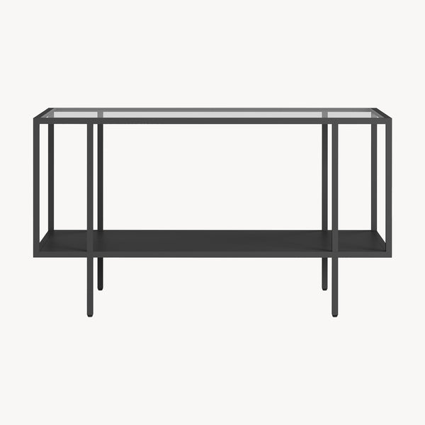 Mesa de centro Nynna 90x50x50 cm Negro [en.casa]