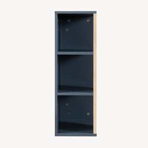 Armario colgante Svanes 60x30x20 cm Gris oscuro/Natural [en.casa]