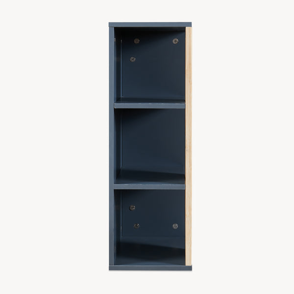 Armario colgante Svanes 60x30x20 cm Gris oscuro/Natural [en.casa]