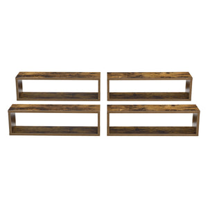 Estantería de pared Fagernes 59x15x17cm juego de 4 unidades varios colores en.casa