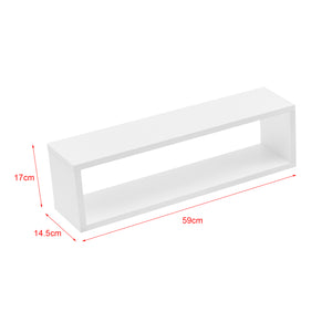 Estantería de pared Fagernes 59x15x17cm juego de 4 unidades varios colores en.casa
