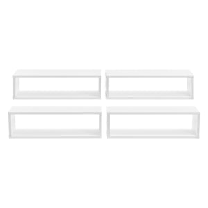 Estantería de pared Fagernes 59x15x17cm juego de 4 unidades varios colores en.casa