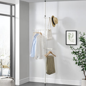 Perchero Havneby Perchero telescópico con barra para ropa en.casa