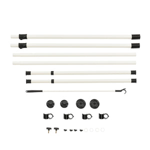 Perchero telescópico Kemi Blanco [en.casa]