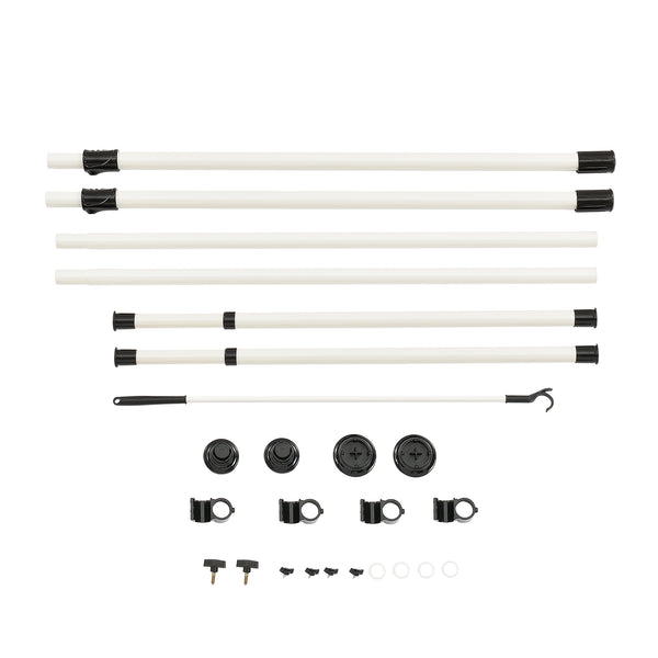 Perchero telescópico Kemi Blanco [en.casa]