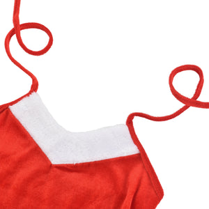Disfraz de Navidad Fiesta Papá Noel para mujeres en.casa