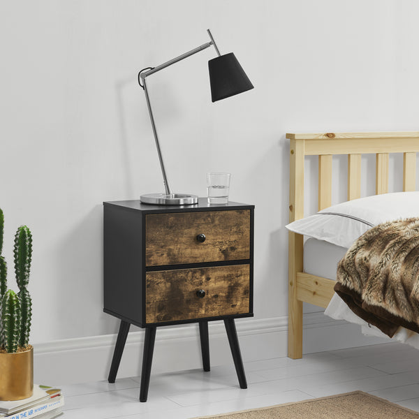 Mesa auxiliar de diseño retro [en.casa]