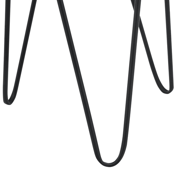 Soporte para plantas Hedera en juego de 2 piezas Metal Negro [en.casa]