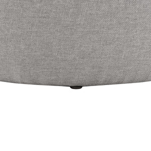 Mesa auxiliar Napier con almacenamiento Redonda Gris/Madera en.casa