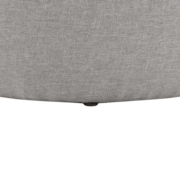 Mesa auxiliar Napier con almacenamiento Redonda Gris/Madera en.casa