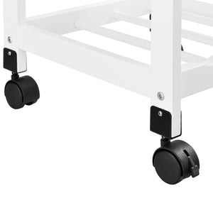 Carro de Servicio Biel 3 Estantes Cajón 76x37x37cm - [en.casa]