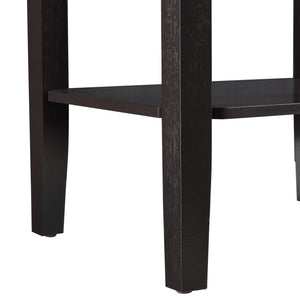 Mesa auxiliar Thun 74x38x30 cm MDF color café en.casa