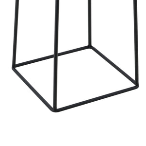 Soporte para macetas Meise de 2 piezas en negro y dorado en.casa