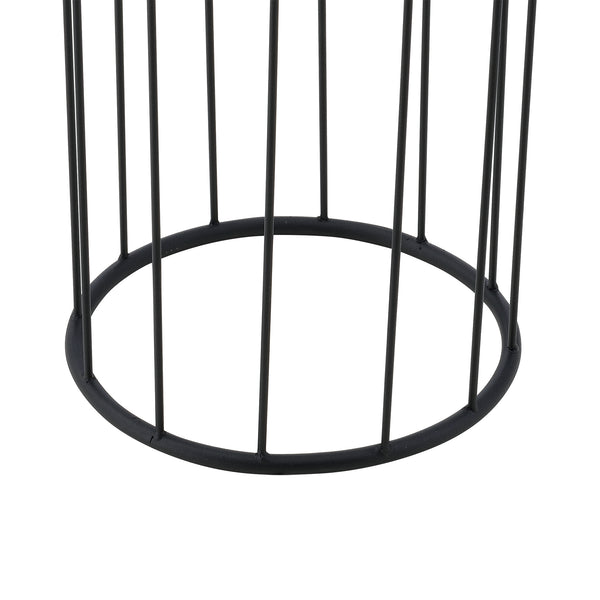 Soporte para macetas Maaseik de 2 piezas Negro-Dorado en.casa