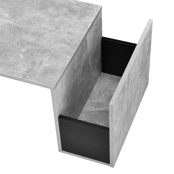 Mesa de centro Bollnäs 90x45x35 cm con compartimento de almacenamiento varios colores en.casa