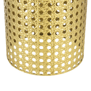 Mesa auxiliar Theux juego de 2 negro/dorado en.casa