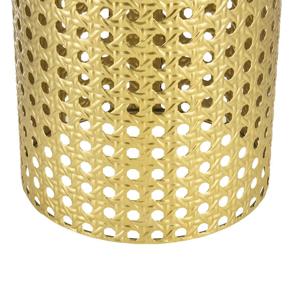 Mesa auxiliar Theux juego de 2 negro/dorado en.casa