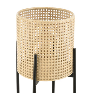 Soporte para plantas Walhain juego de 3 negro color arena en.casa