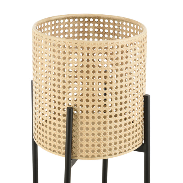 Soporte para plantas Walhain juego de 3 negro color arena en.casa