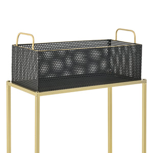 Soporte para plantas Jurbise juego de 2 piezas color latón/negro en.casa
