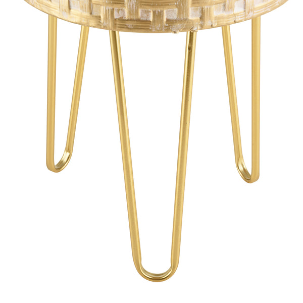 Soporte para flores Kalmthout juego de 3 en color latón en.casa