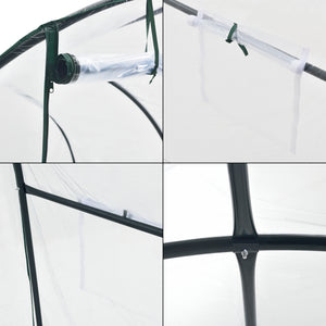 Túnel de invernadero Grünwald 200x300x190cm PVC Transparente [en.casa]