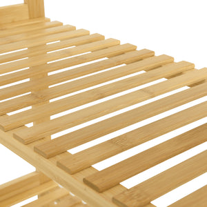 Estantería de bambú Karlskoga 60x26x130cm Madera natural [en.casa]