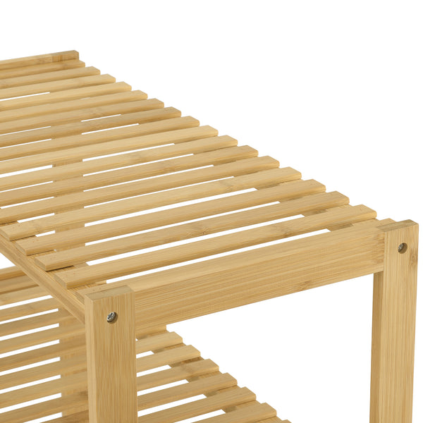 Estantería de bambú Nyköping 58 x 26 x 66 cm [en.casa]