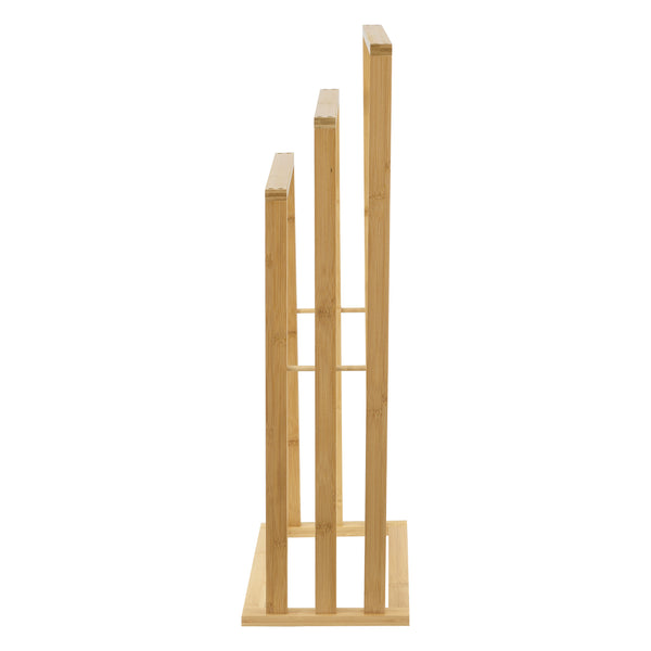 Soporte para toallas de bambú Rana 40x24x82 cm [en.casa]