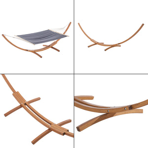 Hamaca Langadia 200x150cm Gris Oscuro [en.casa]