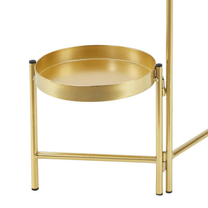 Soporte para flores Kallo color latón [en.casa]