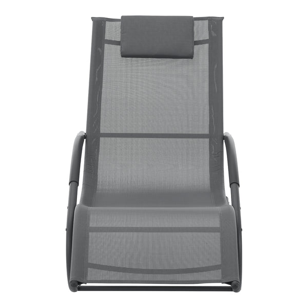 Tumbona columpio Tarent 150 kg Gris oscuro [en.casa]