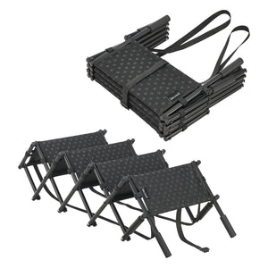 Escalera para perros Colchester de 4 niveles hasta 55 kg Metal/Poliéster [en.casa]