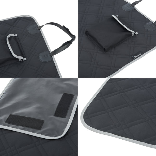 Cubierta protectora para coche Wolverhampton 185 x 171 cm Protector de maletero Negro [en.casa]