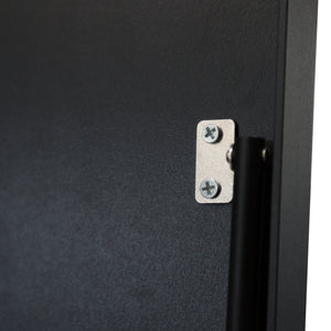 Espejo de pie Bugnara 160x40cm inclinable Negro [en.casa]