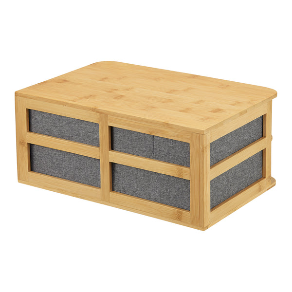 Organizador de escritorio de bambú Mäntsälä [en.casa]
