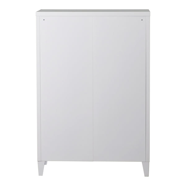 Armario metálico Oripää - 110x75x33cm - Blanco