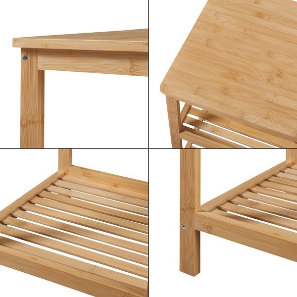 Estantería de pie de bambú Ikerasak [en.casa]