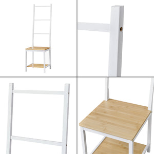 Mayordomo Juuka 133x40x42 cm Silla para ropa Bambú [en.casa]