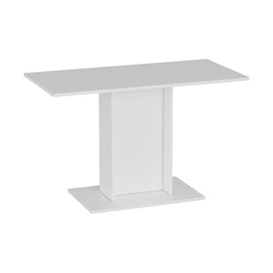Mesa de comedor Galten para 4 personas Blanco [en.casa]
