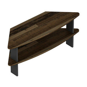 Mesa de televisión Fredensborg 45x116x40 cm aspecto madera reciclada / antracita [en.casa]