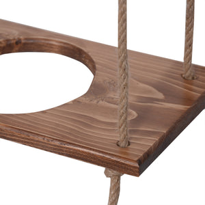 Estantería para plantas Nakskov de madera de pino, teñida [en.casa]