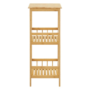 Estantería de pie Pyhäjärvi Bambú 79x33x33 cm Natural [en.casa]