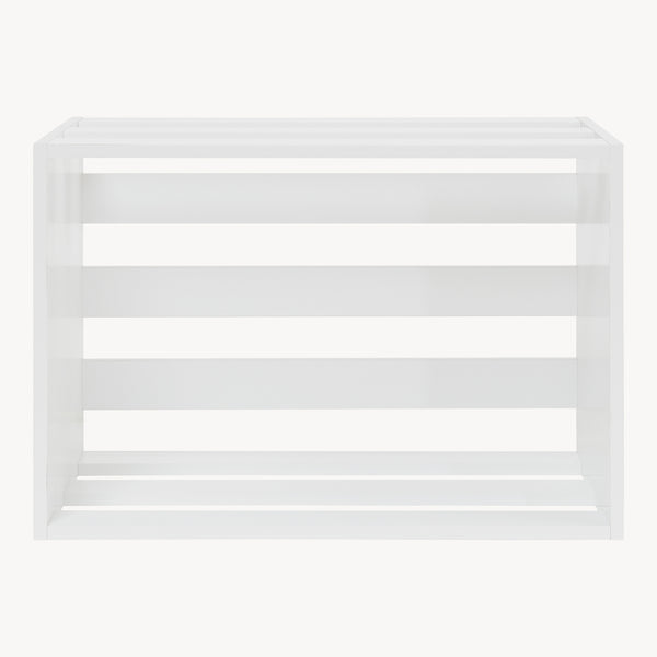 Mesa auxiliar Rønde aglomerado 43 x 64 x 33 cm blanco [en.casa]