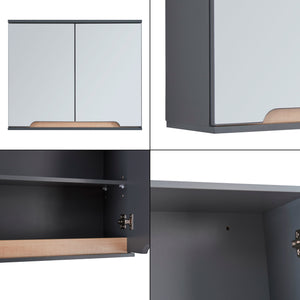 Armario con espejo Gescher [en.casa]