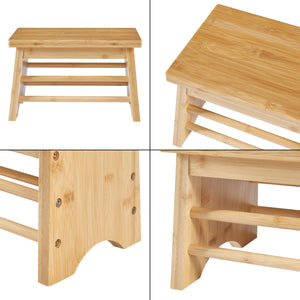 Taburete Ryslinge hasta 100 kg Bambú [en.casa]