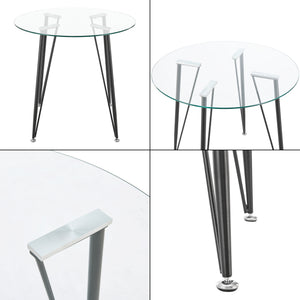 Mesa de cristal Huittinen [en.casa]