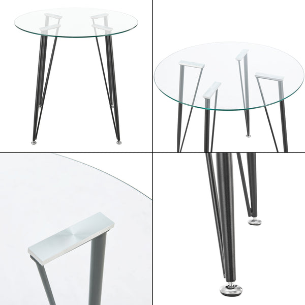Mesa de cristal Huittinen [en.casa]