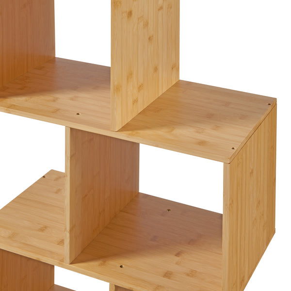 Estantería Gullspång Bambú 130x55x30cm Natural [en.casa]